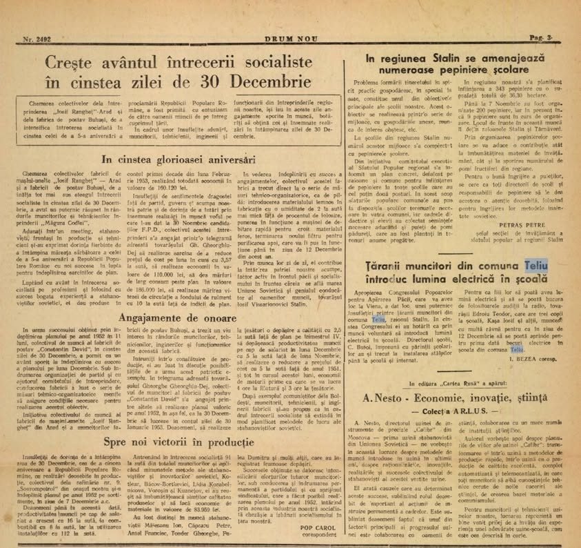 Cu bucurie vrem să împărtășim o poveste din anul 1952, din comuna noastră Teliu, ce reprezintă un moment memorabil de…