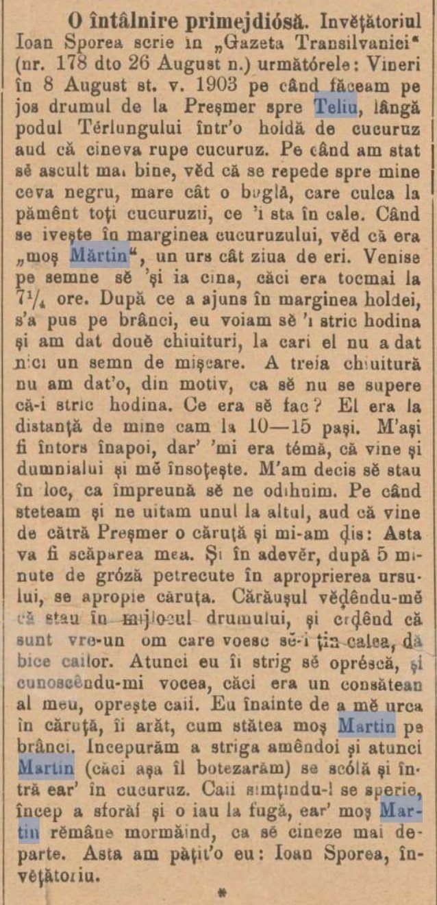 Dragi membri ai comunității "O întâlnire primejdioasă" din Teliu,