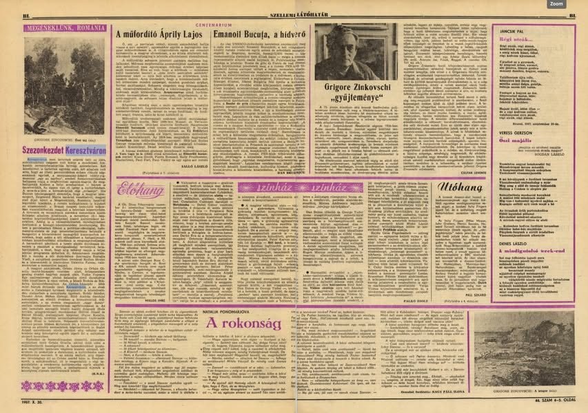 Amintiri din Teliu (Keresztvár), 1987 – Cultura și Educația în Vremuri Grele