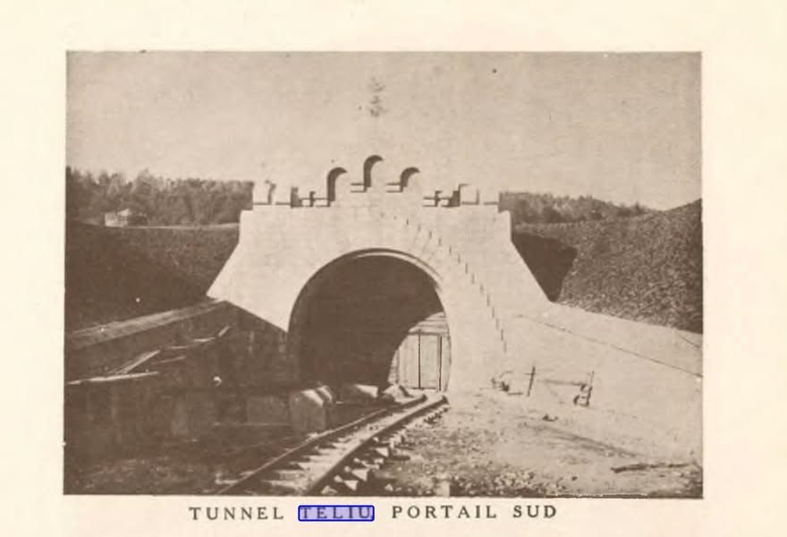 Noi imagini istorice ale Tunelului Teliu – cel mai lung tunel feroviar din România! — fotografia 2