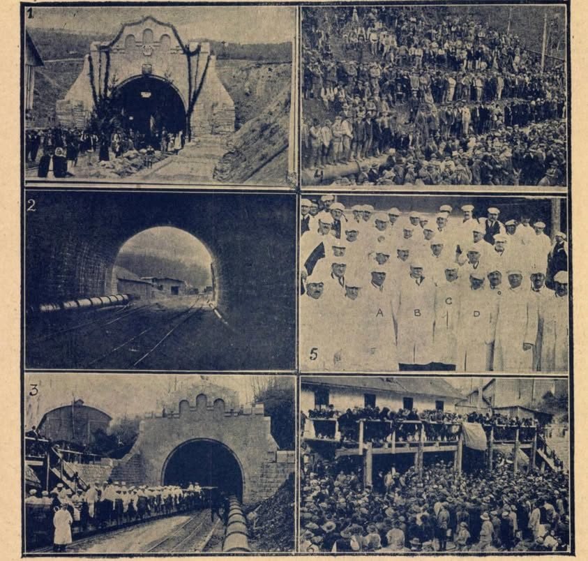 Noi imagini istorice ale Tunelului Teliu – cel mai lung tunel feroviar din România! — fotografia 4