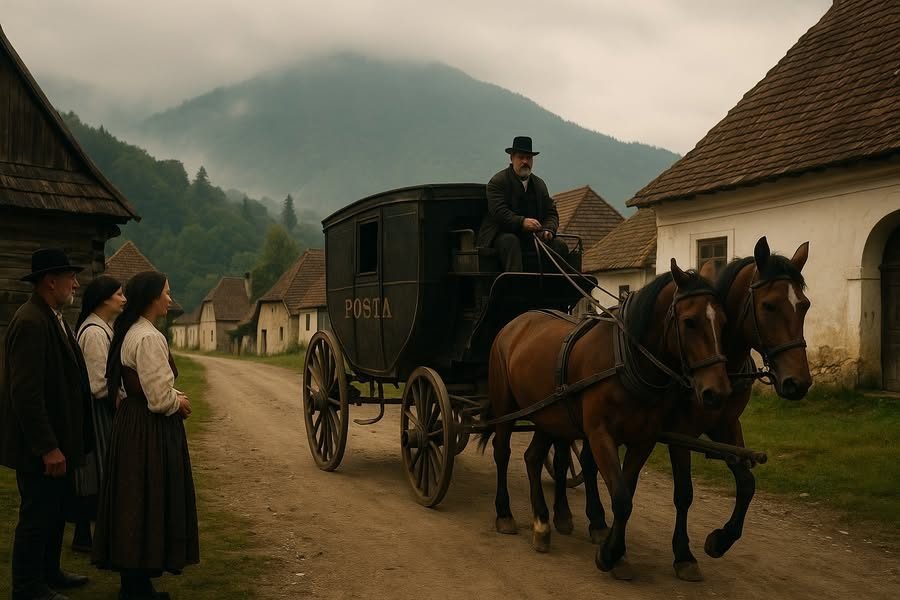 Poșta cu trăsura trecea prin Teliu – 21 iunie 1884