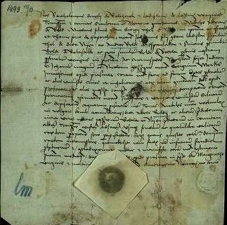 Document istoric despre Teliu - 13 iulie 1493