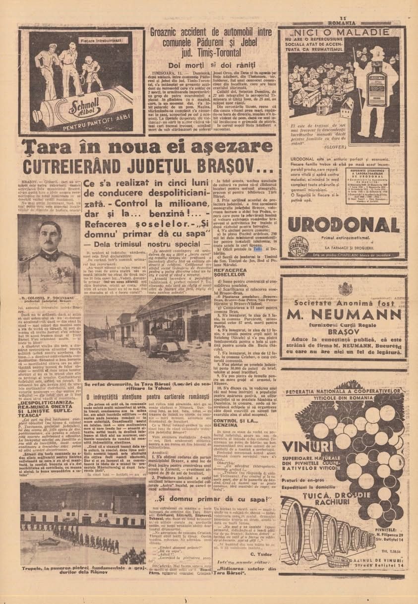 Teliu, vara anului 1938