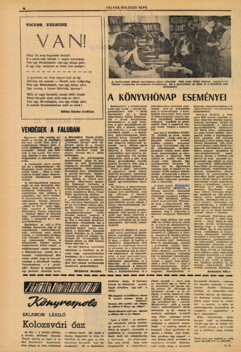 Teliu și biblioteca satului – mărturie din 1965 — fotografia 3