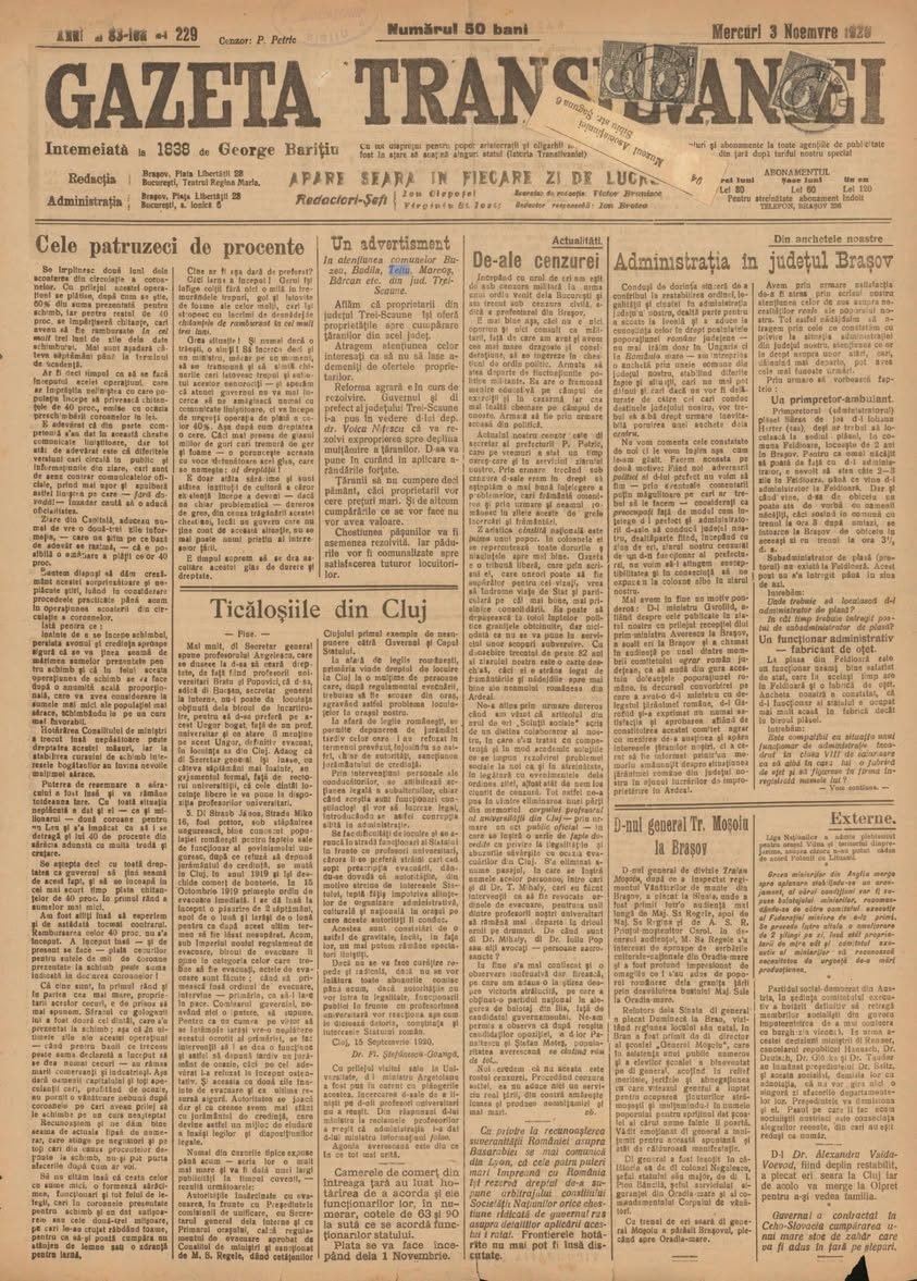 Teliu, 1920 – Așteptarea marii schimbări