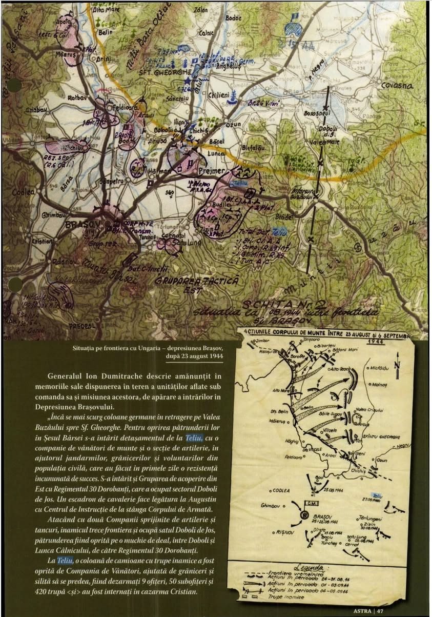Septembrie 1944 – Luptele de la Teliu