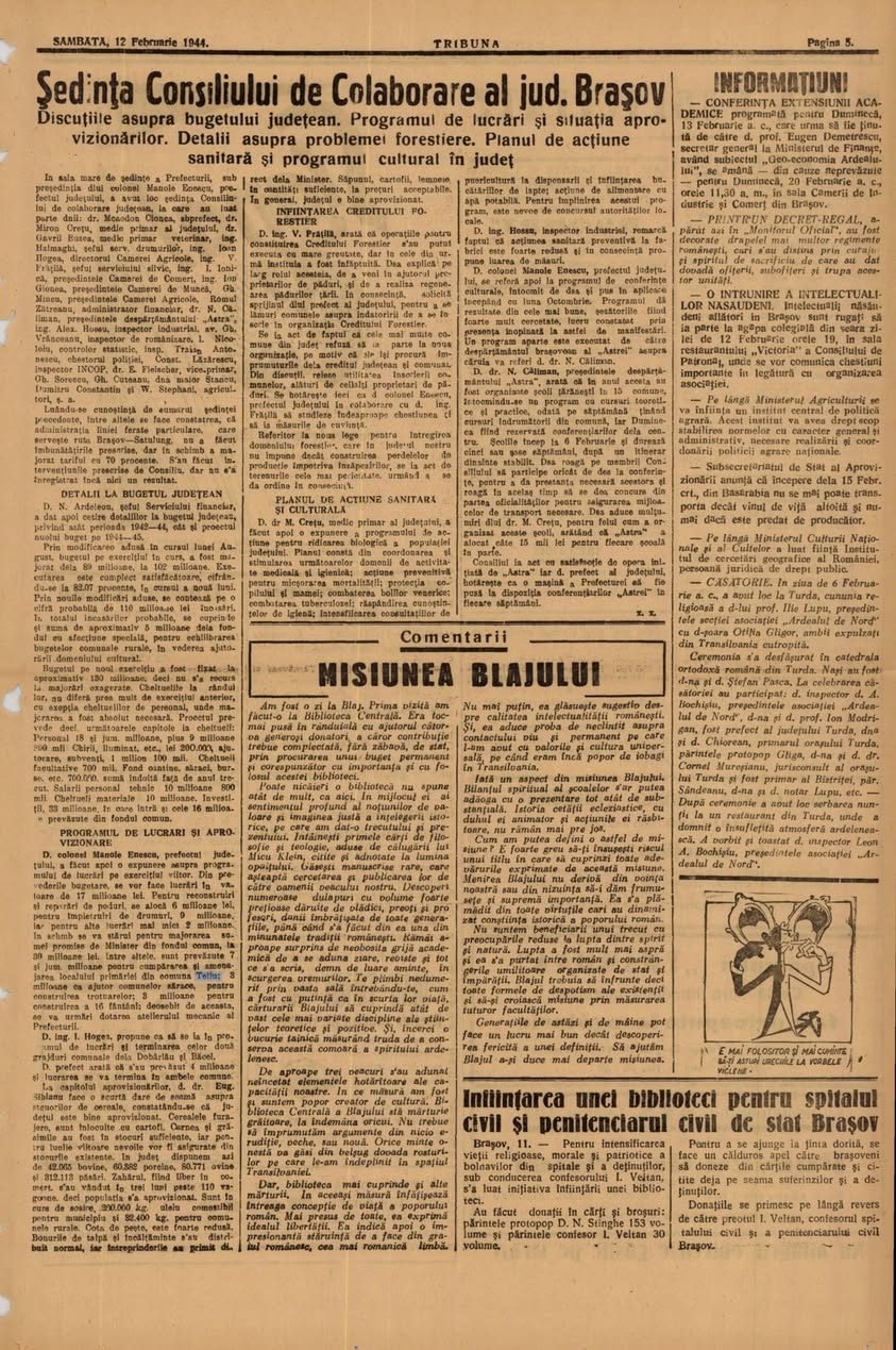 Teliul în anul 1944 – investiție importantă pentru sediul primăriei — fotografia 2