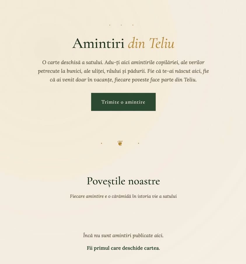 Amintiri din Teliu