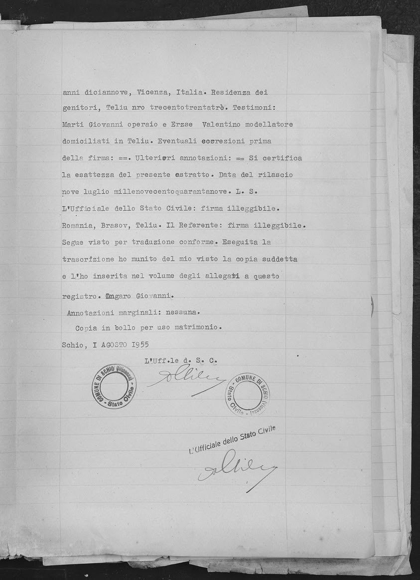 Noi documente descoperite în arhivele din Italia