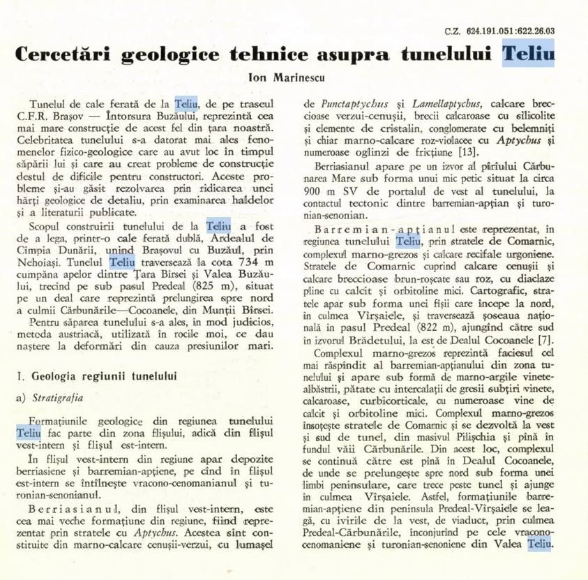 Poveștile Teliului: Bătălia cu muntele. Cum a fost cucerit cel mai lung tunel din România