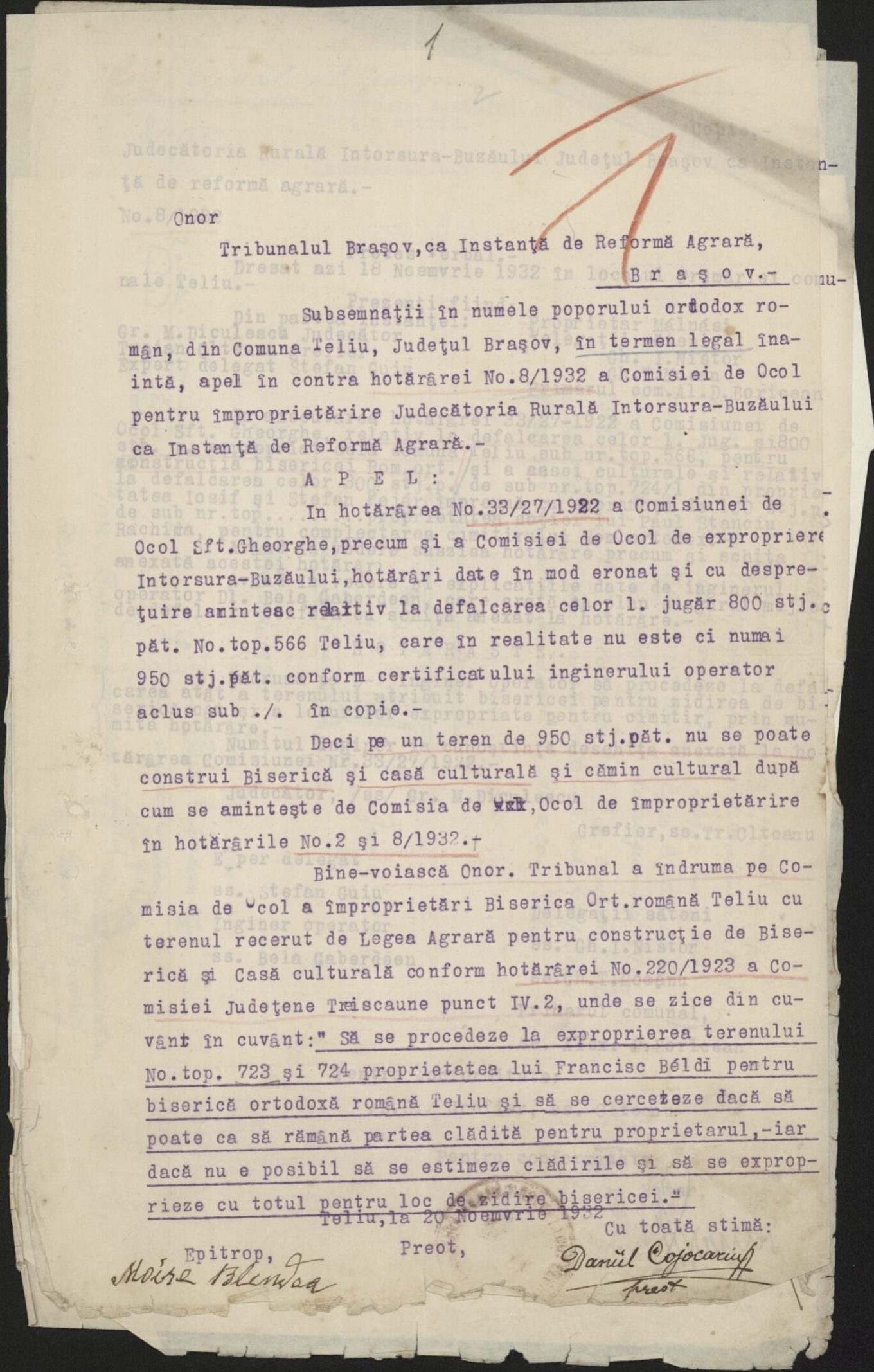 Fila 4 din dosarul C.II 2342/1932