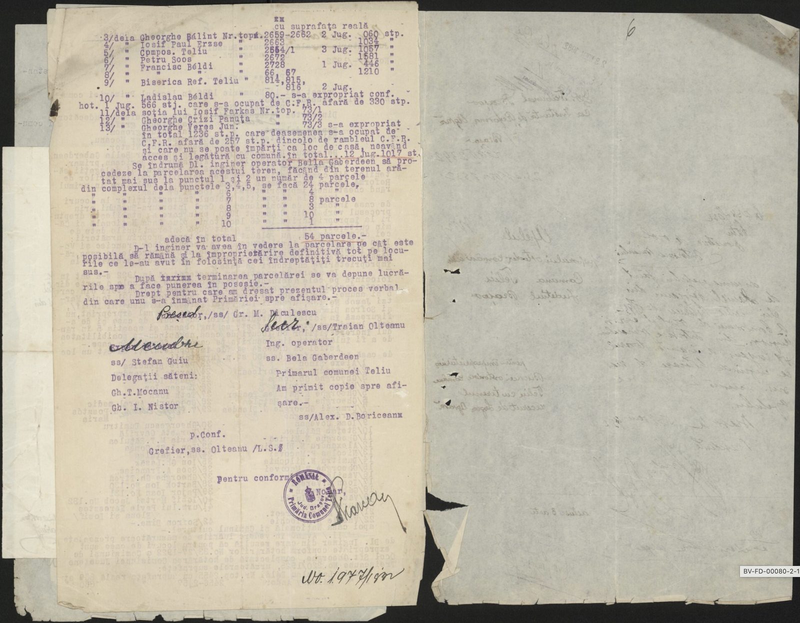Fila 9 din dosarul C.II 2342/1932