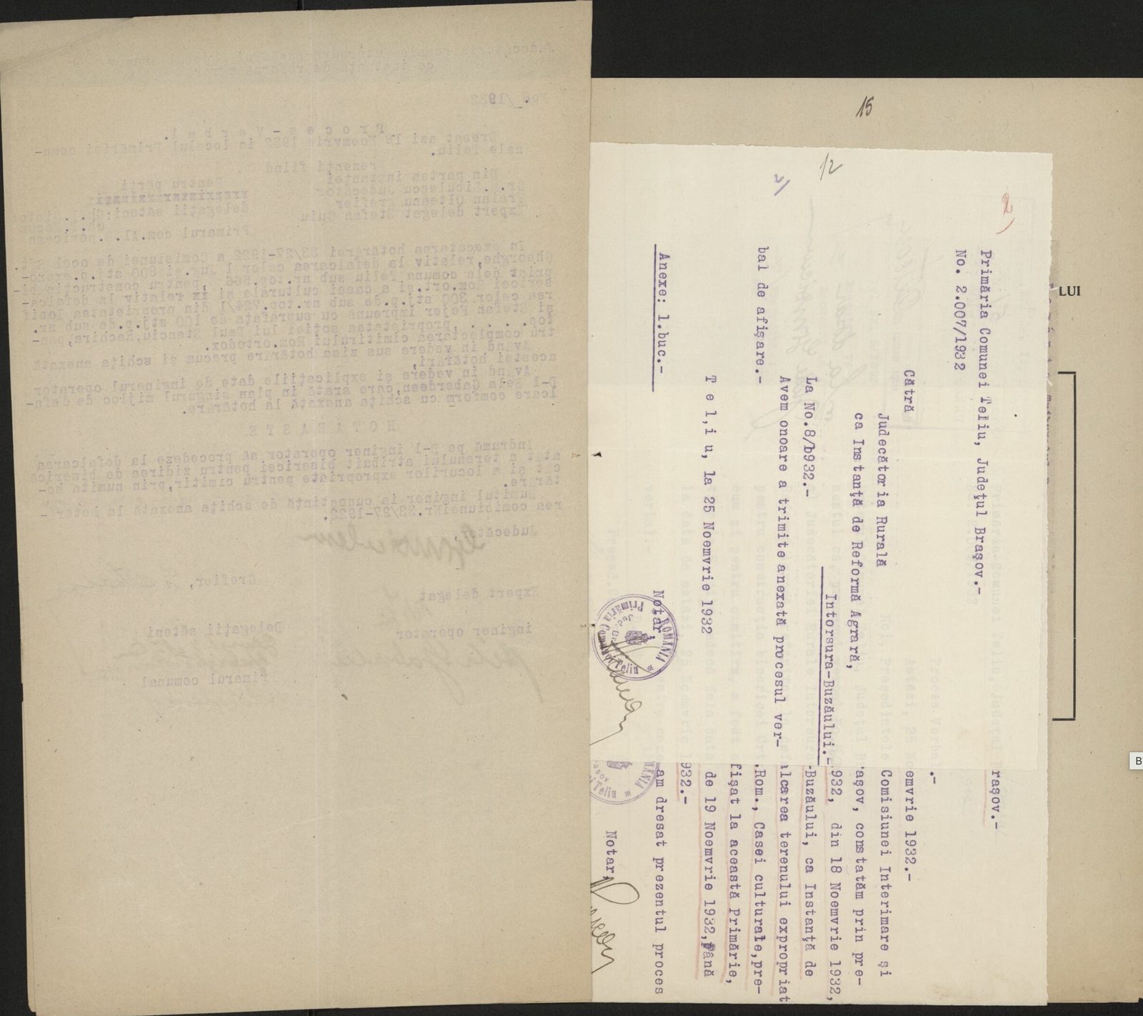 Fila 18 din dosarul C.II 2342/1932