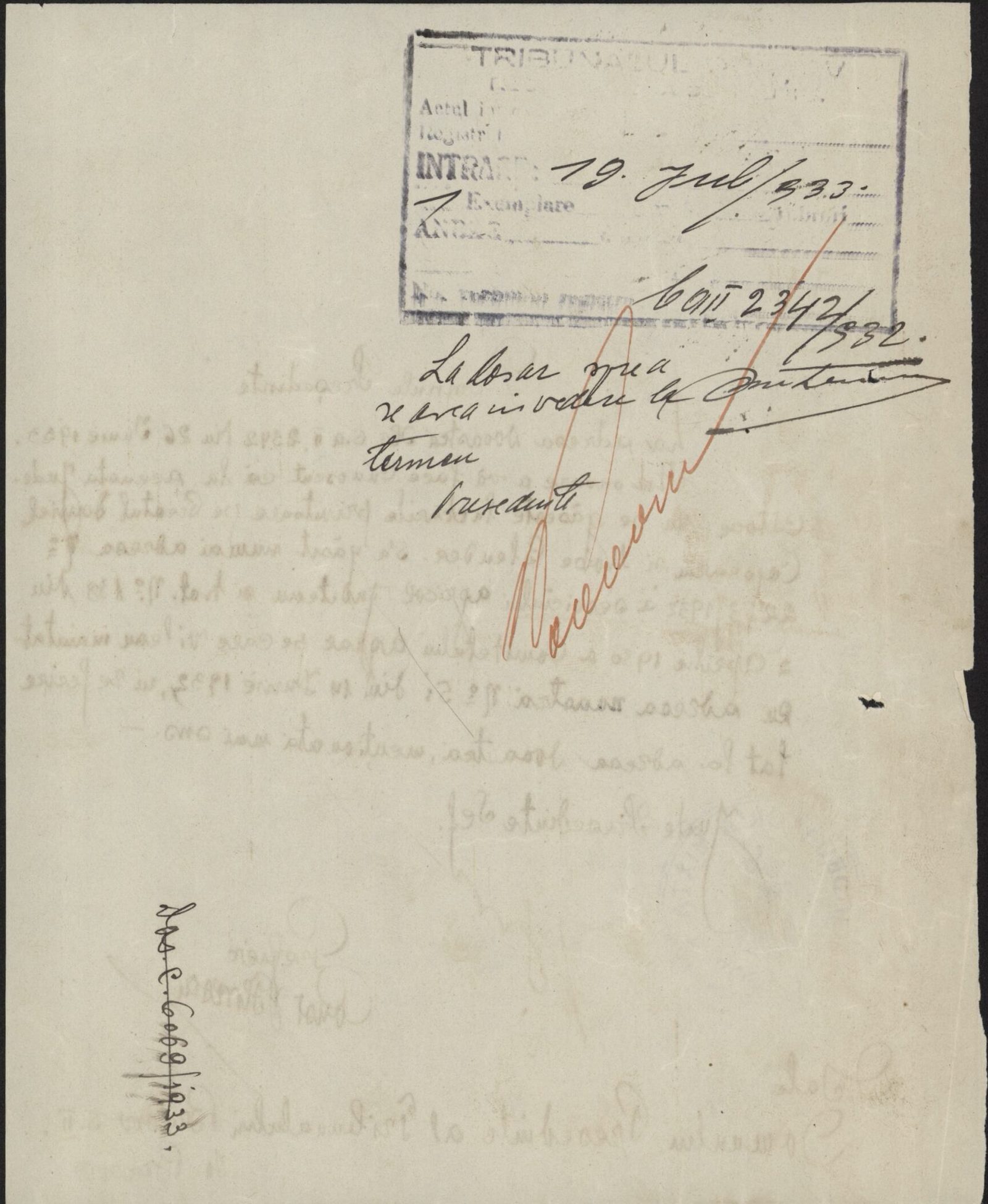 Fila 35 din dosarul C.II 2342/1932